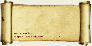 Rumena Injac vizit kartica